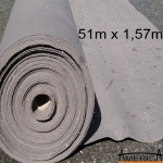 Bobina Encerado Fio 10 Cinza medida 25x1,57 metros = 39,25m²